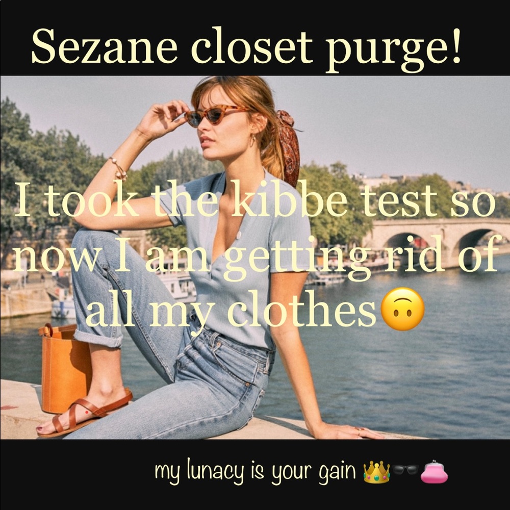 Check out my sezane purge
